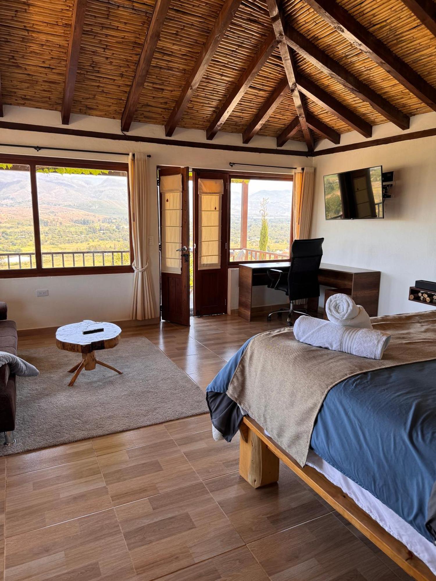 Glamping Con Jacuzzi Mirador Jarana Villa De Leyva Exteriér fotografie